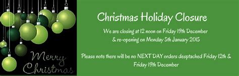 Christmas Closure Notice | Agratech Blog