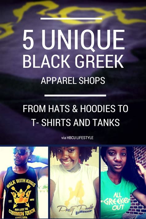 Black Greek Apparel: 5 Unique Online Paraphernalia Shops