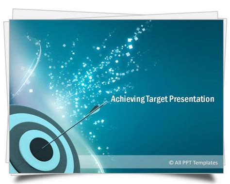 PowerPoint Achieving Target Template