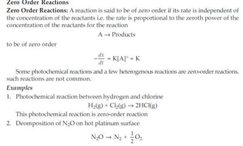 Vedupro: Zero Order Reaction in Chemistry, Zero Order Reactions Basics and Fundamentals .......