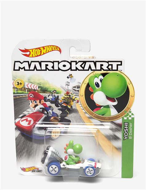 Hot Wheels Hot Wheels® Mario Kart™ Yoshi, B-dasher Vehicle - | Boozt.com