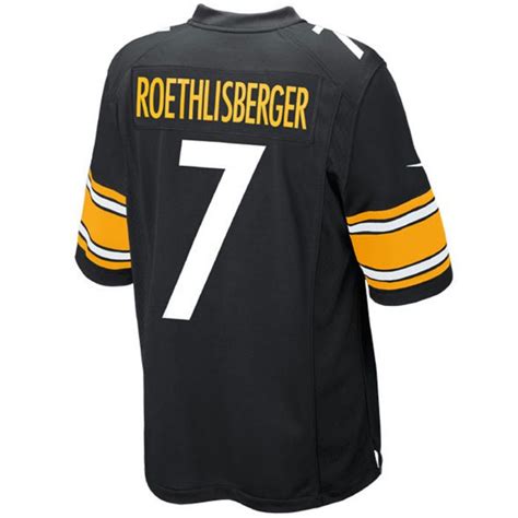 Pittsburgh Steelers Nike Youth #7 Ben Roethlisberger Replica Home/Black ...