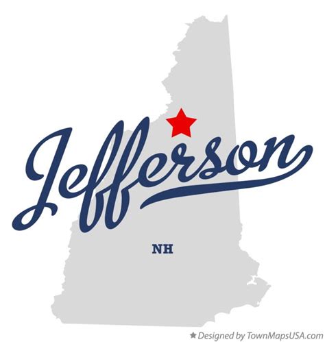 Map of Jefferson, NH, New Hampshire