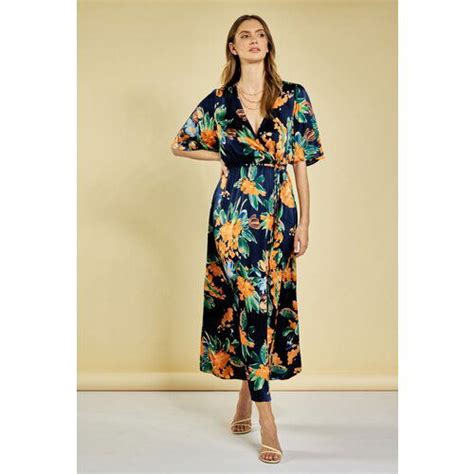 Monnari Woman's Dresses Long Dress With Envelope Neckline Multi Green | ePonuda.com