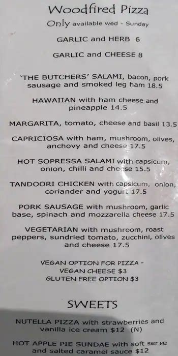 Menu at Sanctuary Lakes Hotel pub & bar, Point Cook, 280 Point Cook Rd