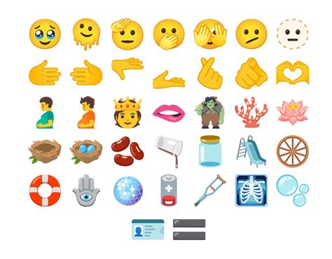 Emojipedia on Twitter: "New gesture emojis in Android 12L include Hand with Index Finger and ...