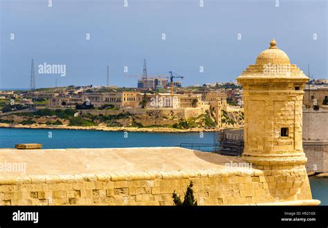 View of fortifications of Valletta - Malta Stock Photo: 123591018 - Alamy