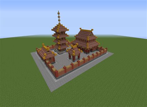 A Buddhist temple : r/Minecraft