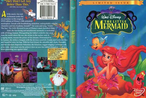 The Little Mermaid 1989 Dvd Cover