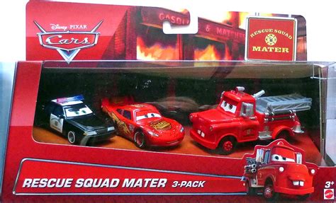 - Cars Toon - Rescue Squad Mater 3-Pack