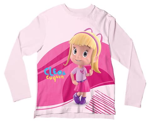 Camiseta Infantil Cleo e Cuquin Maripi ML | Elo7