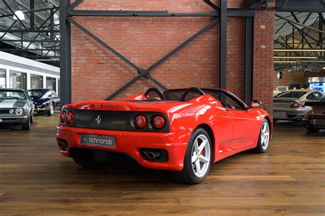 Ferrari 360 Spider Red (30) - Richmonds - Classic and Prestige Cars ...