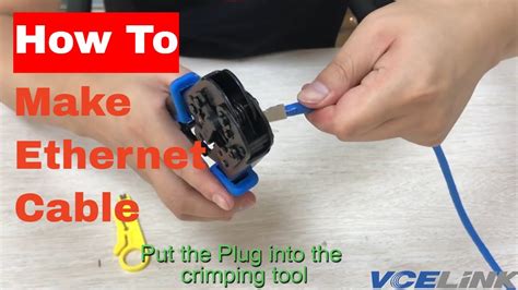 How to Make Ethernet Cable(Only 8 Steps!!) Work by Crimping Tool (2020) via VCELINK - YouTube