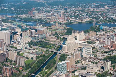 Aerial Photo | Ottawa City Skyline