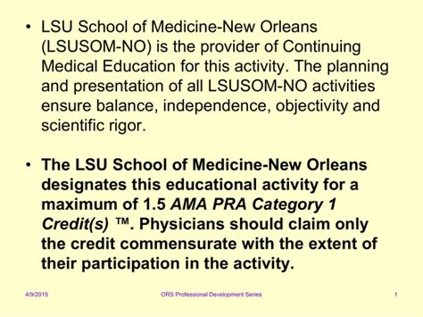 Tips for Beginning - LSU Health Sciences Center New Orleans