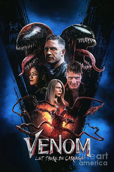 Venom 2 Let There be Carnage - Movie Poster Digital Art by Thomas Jones ...