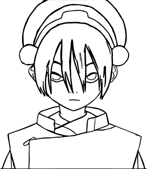 Toph Beifong from Avatar coloring page - Download, Print or Color ...