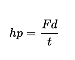 Horsepower Formula - Definition, Derivation, Examples