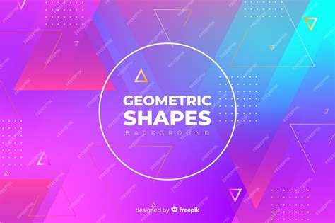 Free Vector | Gradient geometric shapes background