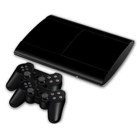 High Quality Nice Pure Black Color Design For PS3 Super slim 4000 Skins ...