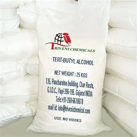 Tert-Butyl Alcohol, 98%, 200 litre drum, for paint industry at best ...