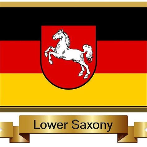 Lower Saxony Flag Stickers, Gifts and Products - Named | Flag gift ...