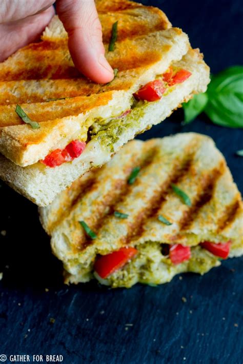 Pesto Grilled Cheese - Gather for Bread