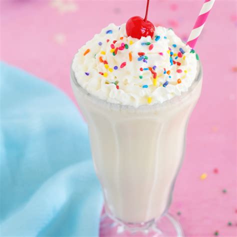 Easy Vanilla Milkshake (just 3 ingredients) | Fun Money Mom