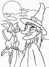 Free Printable Witch Coloring Pages sketch template