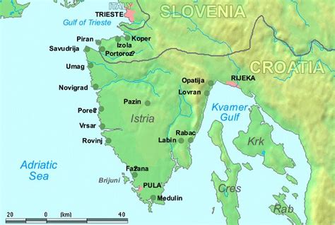 Picture Information: Map of Istria