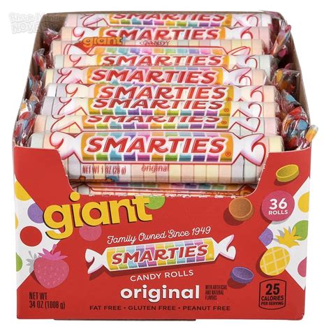 Giant Smarties Roll (36 Cnt)