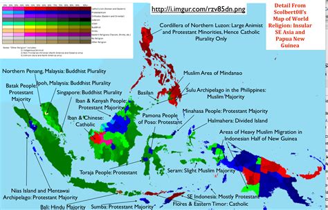 Intriguing Patterns in Scolbert08’s Map of Religion in Insular Southeast Asia - GeoCurrents