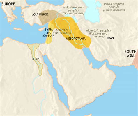 Map Of Middle East In Bible Times