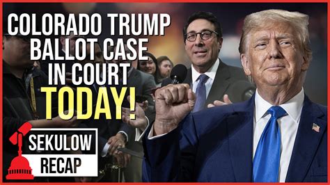 Colorado Trump Ballot Case in Court TODAY!