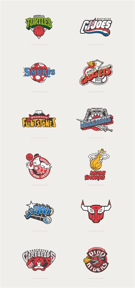 80s Cartoon Logos