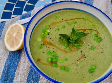 Pea and mint soup – The Vegan Twist