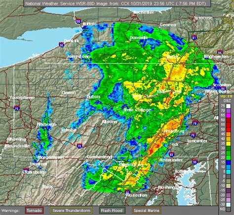 Interactive Hail Maps - Hail Map for Gettysburg, PA