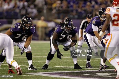 389 Baltimore Ravens Offensive Line Photos & High Res Pictures - Getty ...