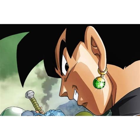 Vintage DBZ DragonballZ Potara Fusion Earrings Goku Vegeta Gotenks ...