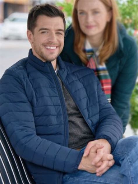 Dan Jeannotte Our Christmas Mural 2023 Blue Puffer Jacket