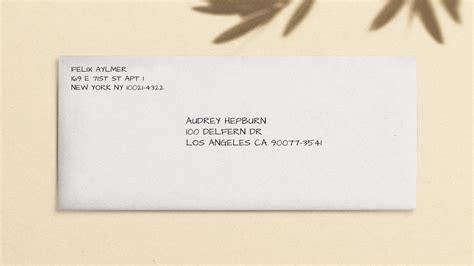 How To Address An Envelope