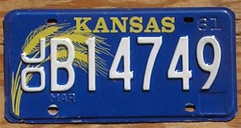 Kansas New License Plate Design