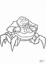 Mr Waternoose Coloring Page  Free Printable Coloring Pages sketch template