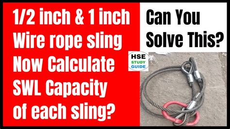 How To Calculate SWL Of Wire Rope Sling Wire Rope Sling, 47% OFF