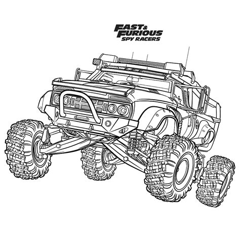 Fast And Furious Spy Racers Coloring Pages