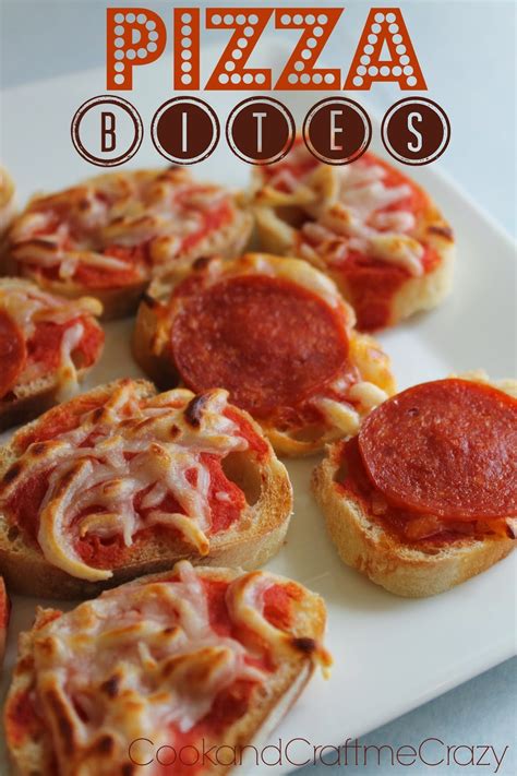 Cook and Craft Me Crazy: Pizza Bites