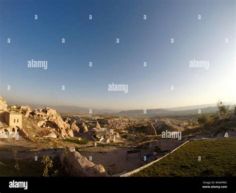 Aerial View Of A Town Stock Photo - Alamy