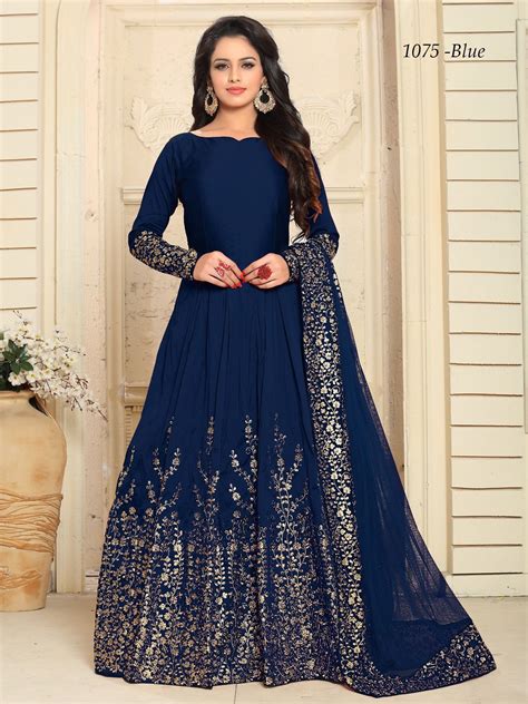 Stylish Partywear Designer Anarkali Dress To buy WhatsApp us on +91 ...