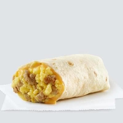 Wendy's Sausage & Egg Burrito Nutrition Facts