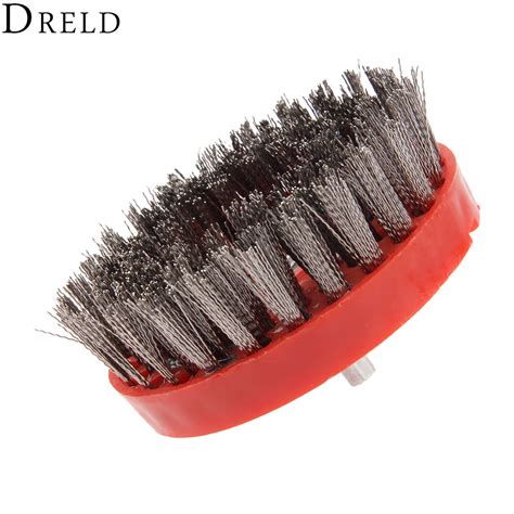 DRELD M14 110mm Electric Drill Brush Steel Wire Polishing Wheel Cleaning Brush for Stone Granite ...